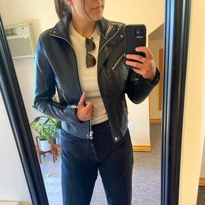 Faux Leather Jacket